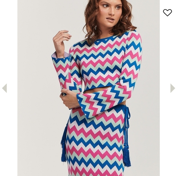 NWT Charlie Holiday 2 Pieces Set Candice Maxi Skirt and Top Size US 4 - Picture 4 of 12